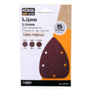 SET 5 LIXAS PARA LIXADORA TIPO MOUSE 08707 KOMA TOOLS