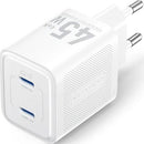 CARGADOR DE PARED GAN VENTION FEFW0-EU 2XUSB TIPO-C 45W