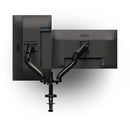 AOC AD110D0 Dual Arm 80 cm (31.5") Fixação/Aparafusar Preto
