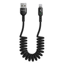 USB TO LIGHTNING CABLE, MCDODO CA-6410, SPRING, 1.8M (BLACK)