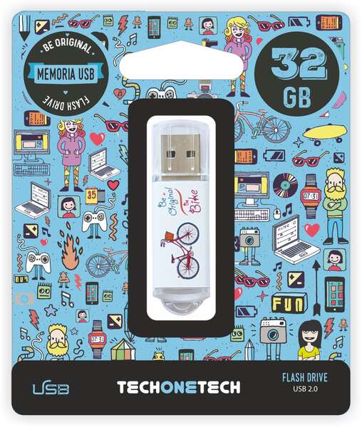 PENDRIVE 32GB TECH ONE TECH BE BIKE USB 2.0