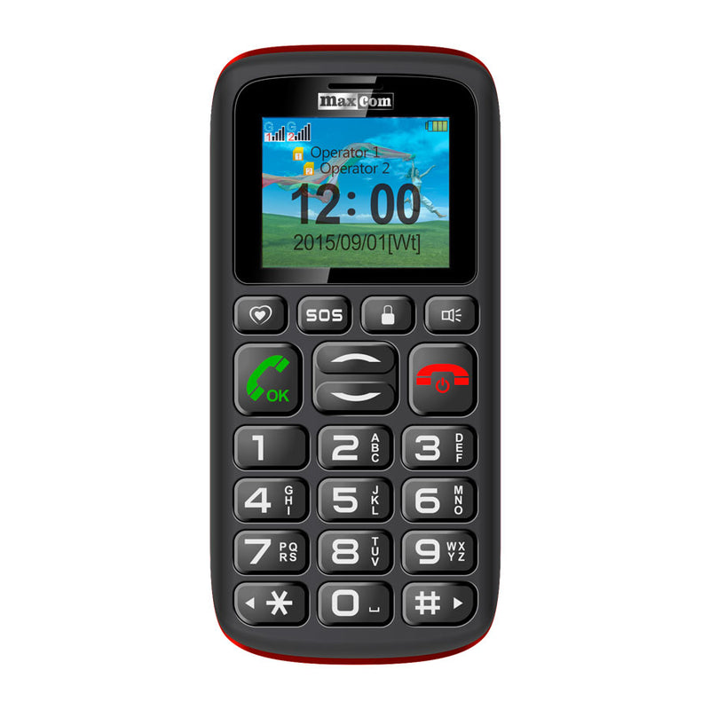 MAXCOM PHONE 2G DUAL SIM 1.8" BOTAO SOS DESKTOP MM428L