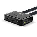 Lindy 42345 chaveador KVM Montagem em prateleira Preto