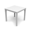 MESA DE JARDIM QUADRADA COR: BRANCO 78X78X72CM MODELO: BALI IPAE