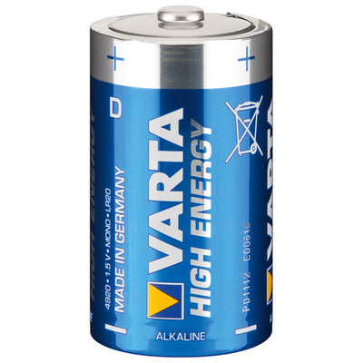 Varta High Energy D, 2 pcs Bateria descartável Alcalino