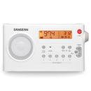 RADIO PORTATIL SANGEAN PR-D7 BRANCO FM/AM