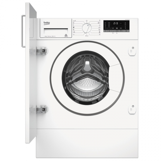 MÁQUINA DE LAVAR ROUPA BEKO DE ENCASTRE WITV8612XW0R 8K 1200R