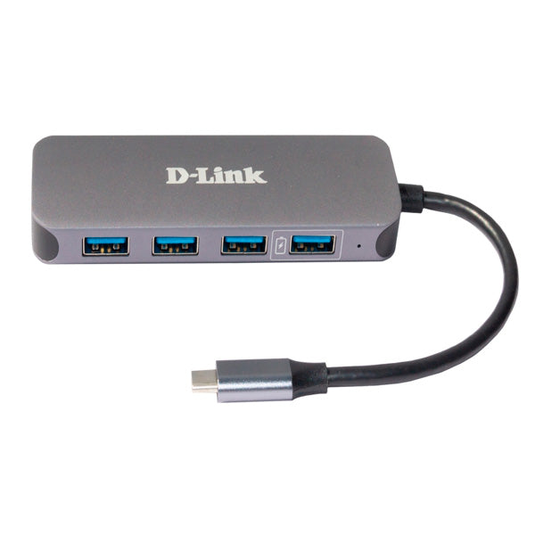 D-Link DUB-2340 hub de interface USB Type-C 5000 Mbit/s Cinzento