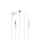 NEDIS AURICULARES C/ MICRO CONTROL VOLUME PRATA/BRANCO