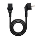 Nanocable 10.22.0102 cabo de energia Preto 1,5 m CEE7/7 Acoplador