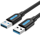 CABO USB 3.0 VENTION CONBD USB MACHO - USB MACHO 50CM PRETO