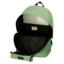 MOCHILA ESCOLAR PEPE JEANS COM ESTOJO ARIS COLORFUL VERDE ÁGUA