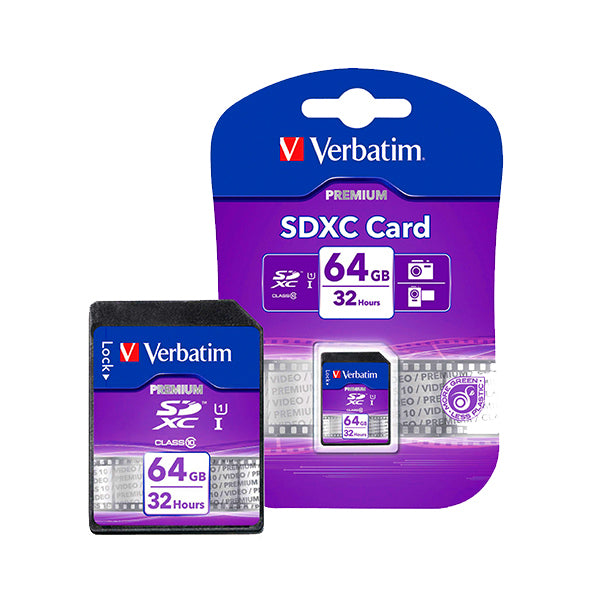 VERBATIM SD 64GB SDXD PREMIUM CLASS 10UHS-1