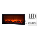 LAREIRA ELÉTRICA COM ILUMINAÇÃO LED