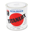 ESMALTE ECOLÓGICO À BASE DE ÁGUA MATE BRANCO 750ML TITANLUX 02T05
