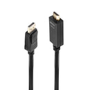 Lindy 36921 adaptador de cabo de vídeo 1 m DisplayPort HDMI Type