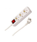 METRONIC BLOCO DE 3 TOMADAS COM CABO 1,5MT C INTERRUPTOR