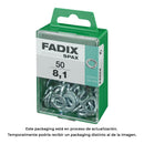 CAIXA M 50 UNID. ANILHA PRESSÃO 8,1MM FADIX