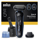 MÁQUINA DE BARBEAR BRAUN S552B7200CCBLUE( RECARREGÁVEL  - 50 MINU