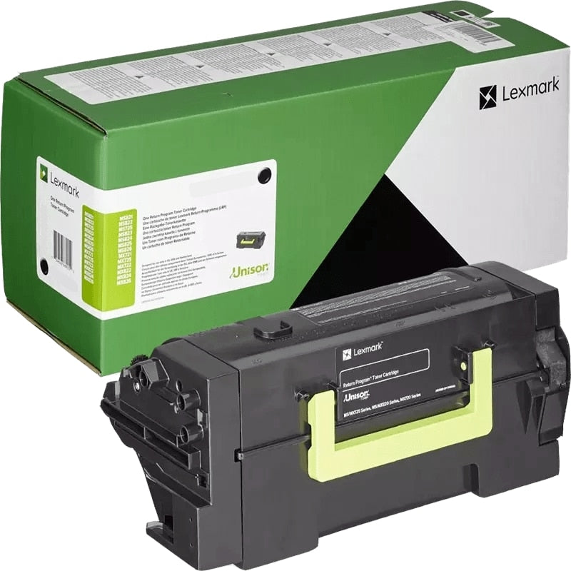 Lexmark 58D2U0E toner 1 unidade(s) Original Preto