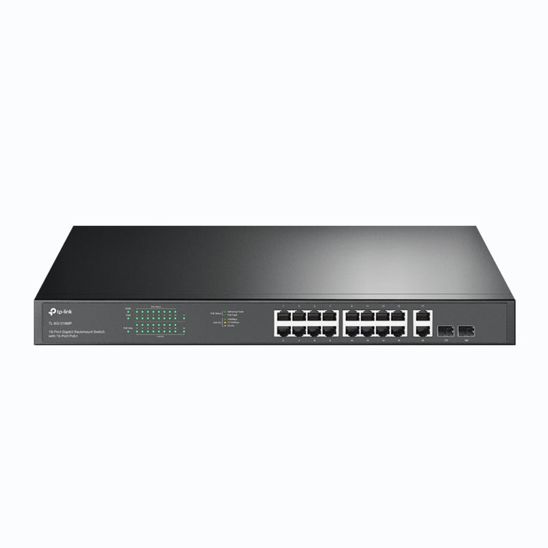 TP-Link TL-SG1218MP switch de rede Não-gerido Gigabit Ethernet (1