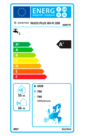 ARISTON - BOMBA CALOR NUOS PLUS WI-FI 200 3069775