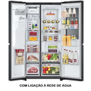 FRIGORÍFICO AMERICANO LG GSXE90EVDD( NO FROST ESSENCE PRETO  628