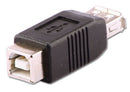 Lindy 71228 adaptador para cabos USB A USB B Preto
