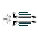 CONECTOR EM L NO SENTIDO HORÁRIO, EASYLINK, PRETO