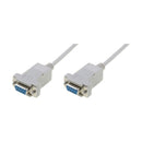 DIGITUS CABO SERIE NULL-MODEM DB9 FF - 1.80MT