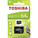 TOSHIBA CARTAO MEMORIA MICRO SDXC 64GB C/ADAPTADOR CLASSE 10