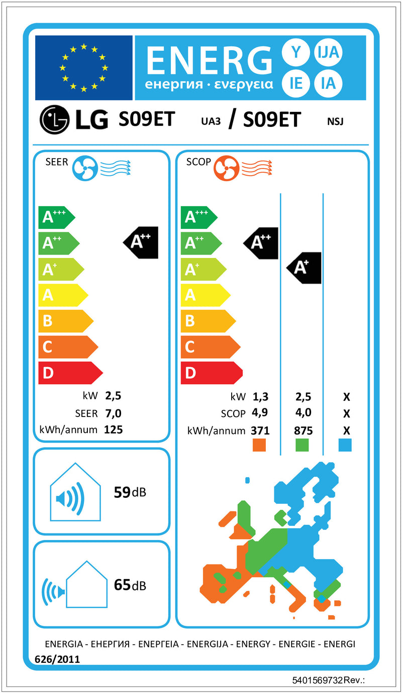 A.C LG SP.STAN.INV.WIFI-S09ET.SSJ