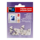GANCHO PARA QUADROS SIMPLE. BRANCO 3000-2 (BLISTER 6 UNID.) INOFI