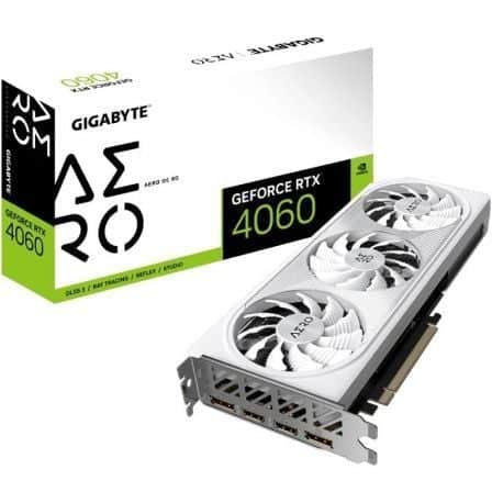 Gigabyte GeForce RTX 4060 AERO OC 8G NVIDIA 8 GB GDDR6