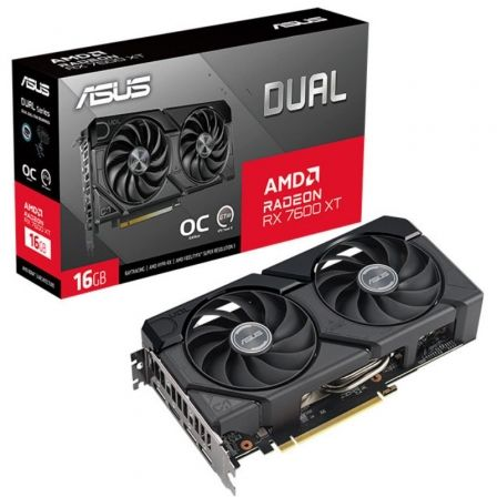 ASUS Dual -RX7600XT-O16G AMD Radeon RX 7600 XT 16 GB GDDR6