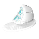 RATO ERGONÓMICO SEM FIOS DELUX M618XSD BT+2.4G RGB BRANCO