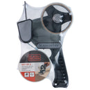 DISPENSADOR DE FITA EMBALAGEM + 2 ROLOS 48 MM X 15 M