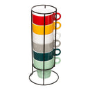 SET 6 CHAVENA COM SUPORTE CORES SORTIDAS