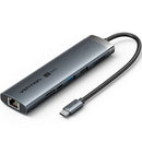 DOCKING USB TIPO-C VENTION TGUHB RJ45 2XUSB 1XUSB TIPO-C 1XHDMI 1