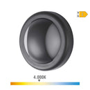 CANDEEIRO DE PAREDE LED 6W 250LM 4000K LUZ DIA IP65 Ø14X5,7CM RED