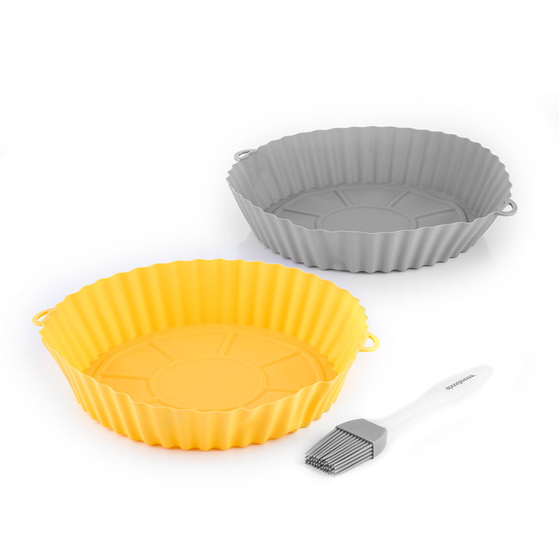 CESTOS DE SILICONE COM PINCEL PARA FRITADEIRA DE AR V0103786 INNO