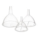KIT 3 FUNIS DE PLÁSTICO TRANSPARENTE