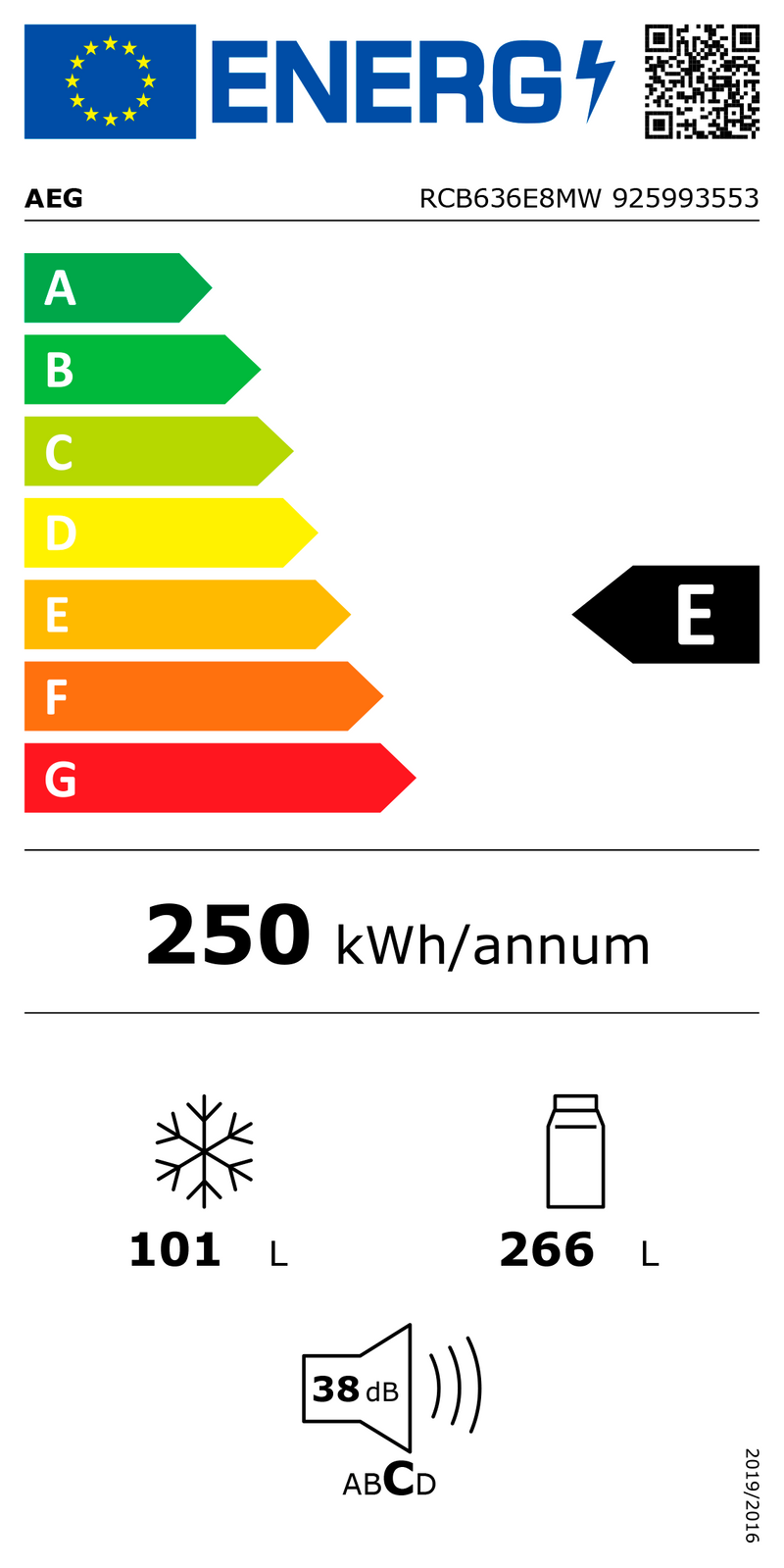 COMBINADO AEG - RCB636E8MW