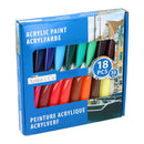 KIT 18 TINTAS ACRÍLICAS 36ML ARTIST&CO