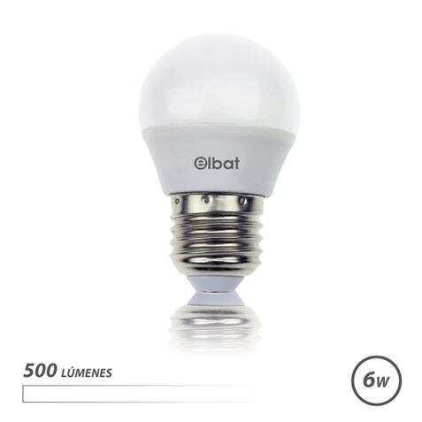 ELBAT BOMBILLA LED G45 - 6W - 500LM - E27 - LUZ BLANCA