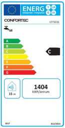 CONFORTEC TERMOACUMULADOR 50LT 1500W SLIM (C)