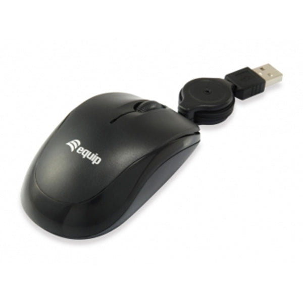 OPTICAL TRAVEL MOUSE - IT HAS 3 BUTTONS, INCLUDING A RUBBERIZED S