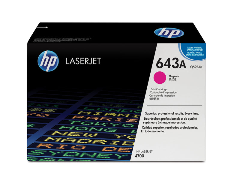 HP Toner LaserJet Original 643A Magenta