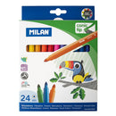 MILAN PACK DE 24 ROTULADORES - PUNTA CONICA 5MM - TINTA AL AGUA -