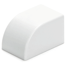CABO PVC EM FORMA QUADRADA E TAMPA BRANCA 16*16MM 4PCS